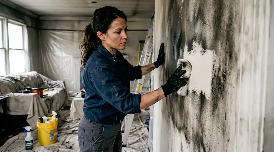 How to Remove Smoke Damage From Walls