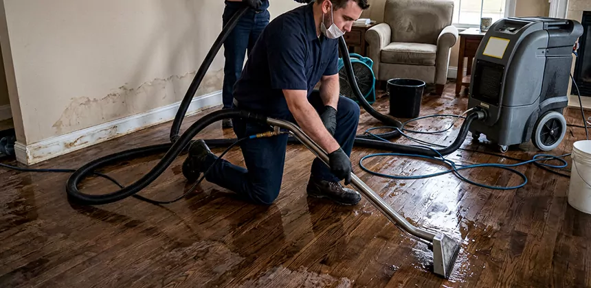 Hardwood Floor Water Extraction in Nampa